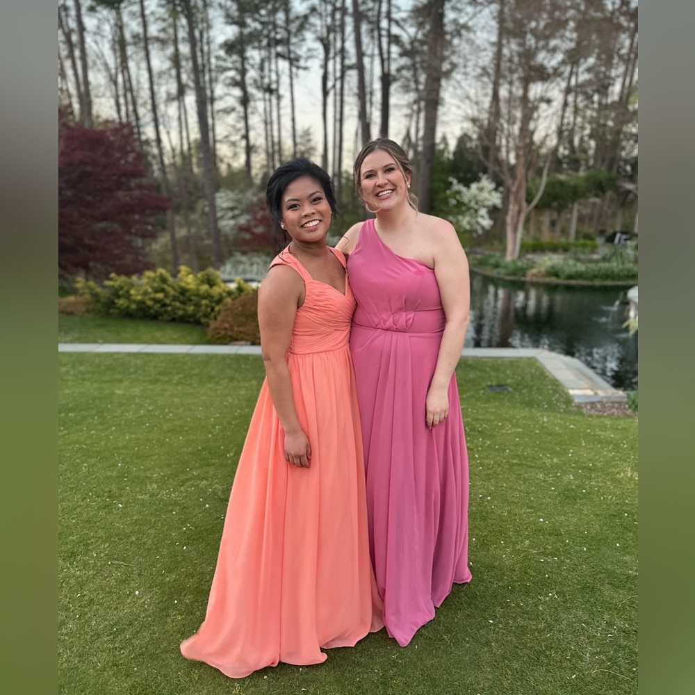 BRIDESMAID - Dear Cleo One Shoulder Delilah Dress with Slit - Size 18